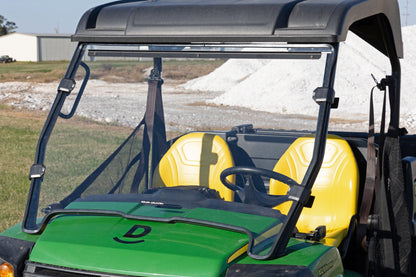 Rough Country Full Windshield - Scratch Resistant - for Select John Deere Gator Models
