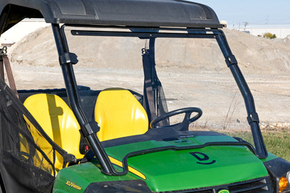 Rough Country Full Windshield - Scratch Resistant - for Select John Deere Gator Models