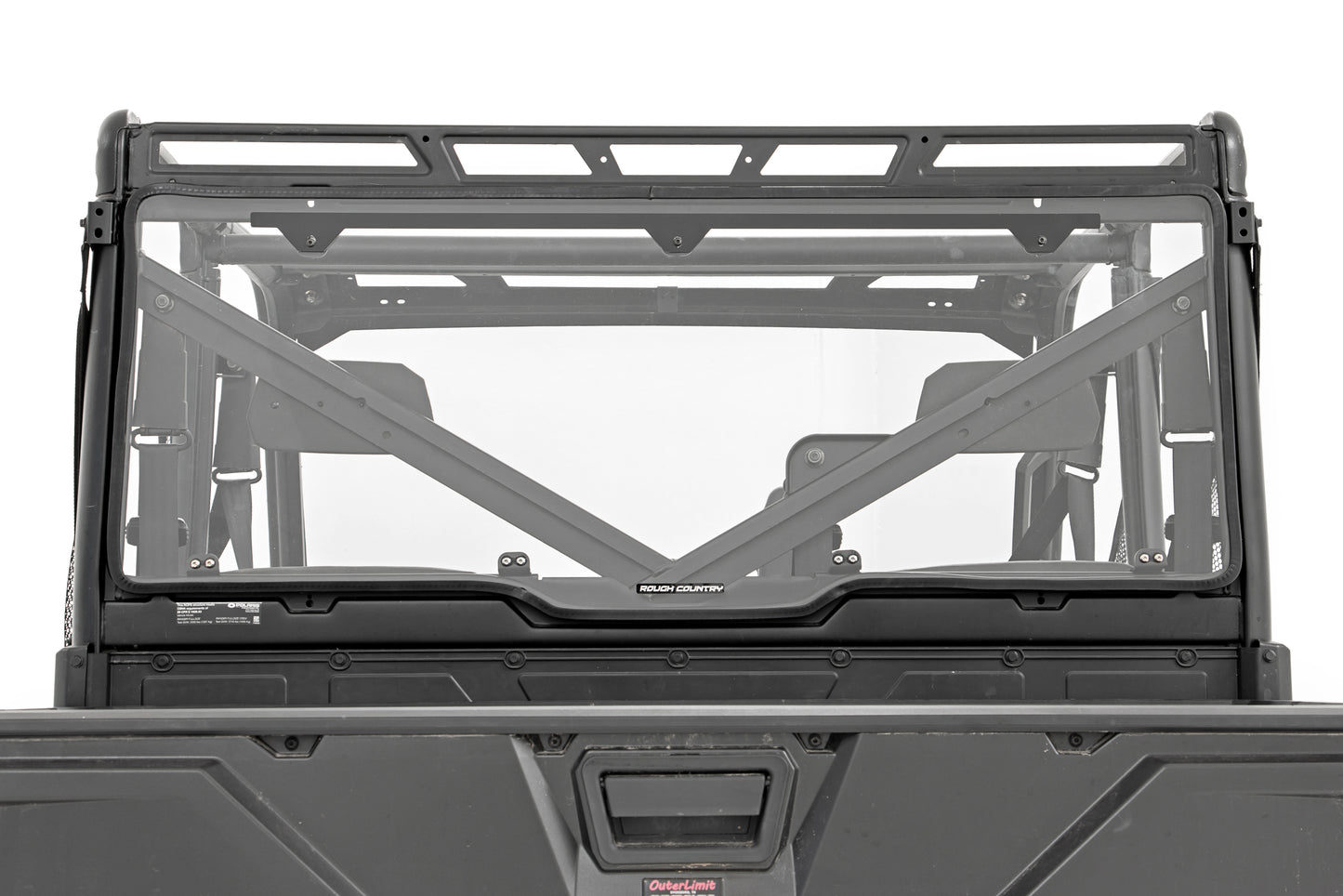 Rough Country Rear Cab Panel - Polaris Ranger XP 1000