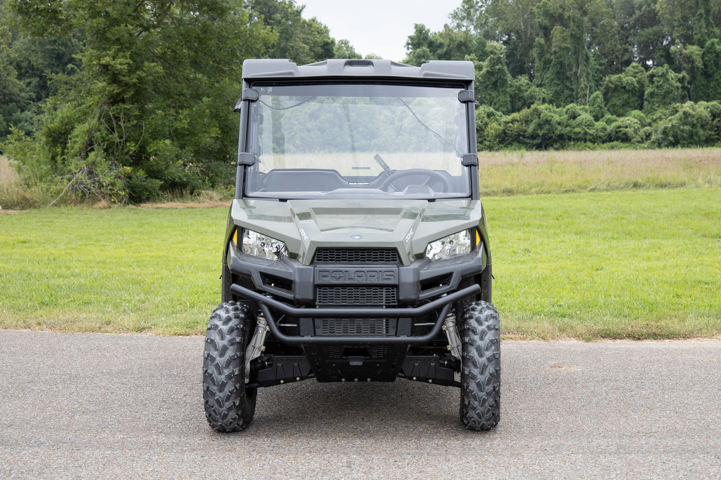 Rough Country Full Windshield - Scratch Resistant - for Polaris Ranger 500/Ranger 800 Mid-Size Models