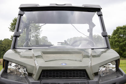 Rough Country Full Windshield - Scratch Resistant - for Polaris Ranger 500/Ranger 800 Mid-Size Models