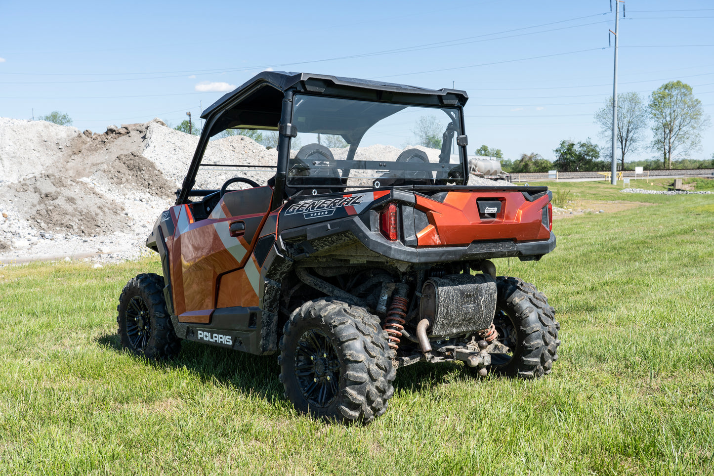 Rough Country Rear Cab Panel - for Polaris General & General XP