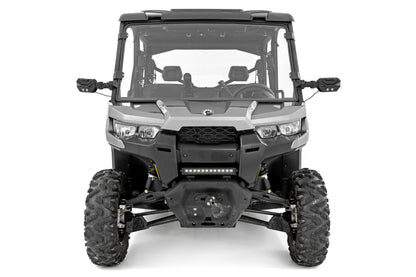 Rough Country Full Windshield - Scratch Resistant - for Can-Am Defender HD 8/HD 9/HD 10