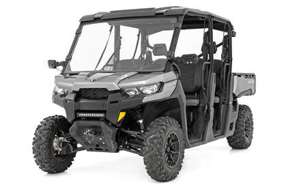 Rough Country Full Windshield - Scratch Resistant - for Can-Am Defender HD 8/HD 9/HD 10