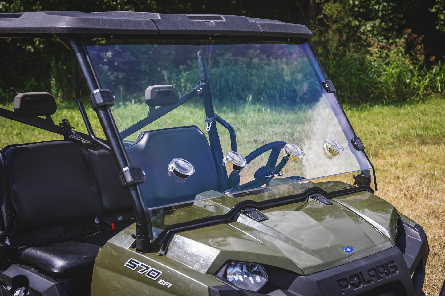 Rough Country Vented Full Windshield - for Polaris Ranger 570