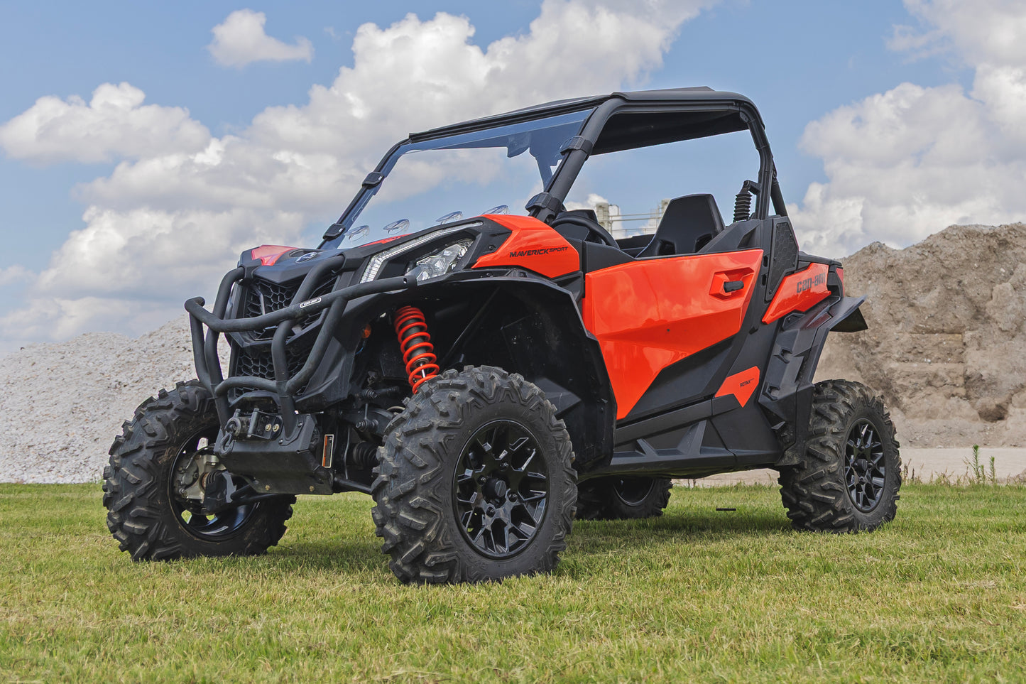 Rough Country Full Windshield - Vented - for Can-Am Maverick Sport 1000R