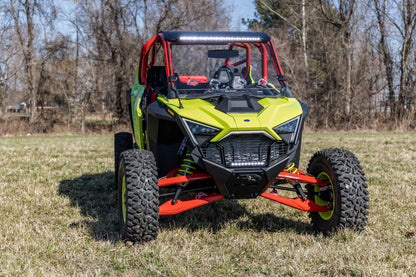 Rough Country Vented Full Windshield - for Polaris RZR Pro/Turbo R with Bolt on Roof