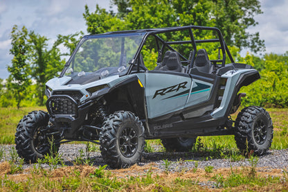 Rough Country Vented Full Windshield - for 2020-25 Polaris RZR-4 XP 1000 without Factory Plastic Visor