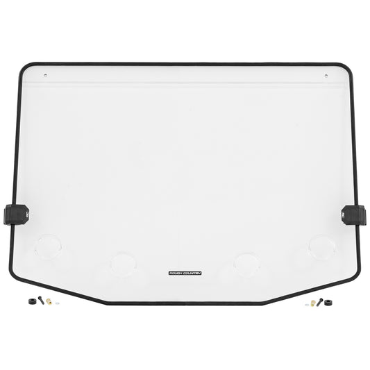 Rough Country Vented Full Windshield - for 2020-25 Polaris RZR-4 XP 1000 without Factory Plastic Visor