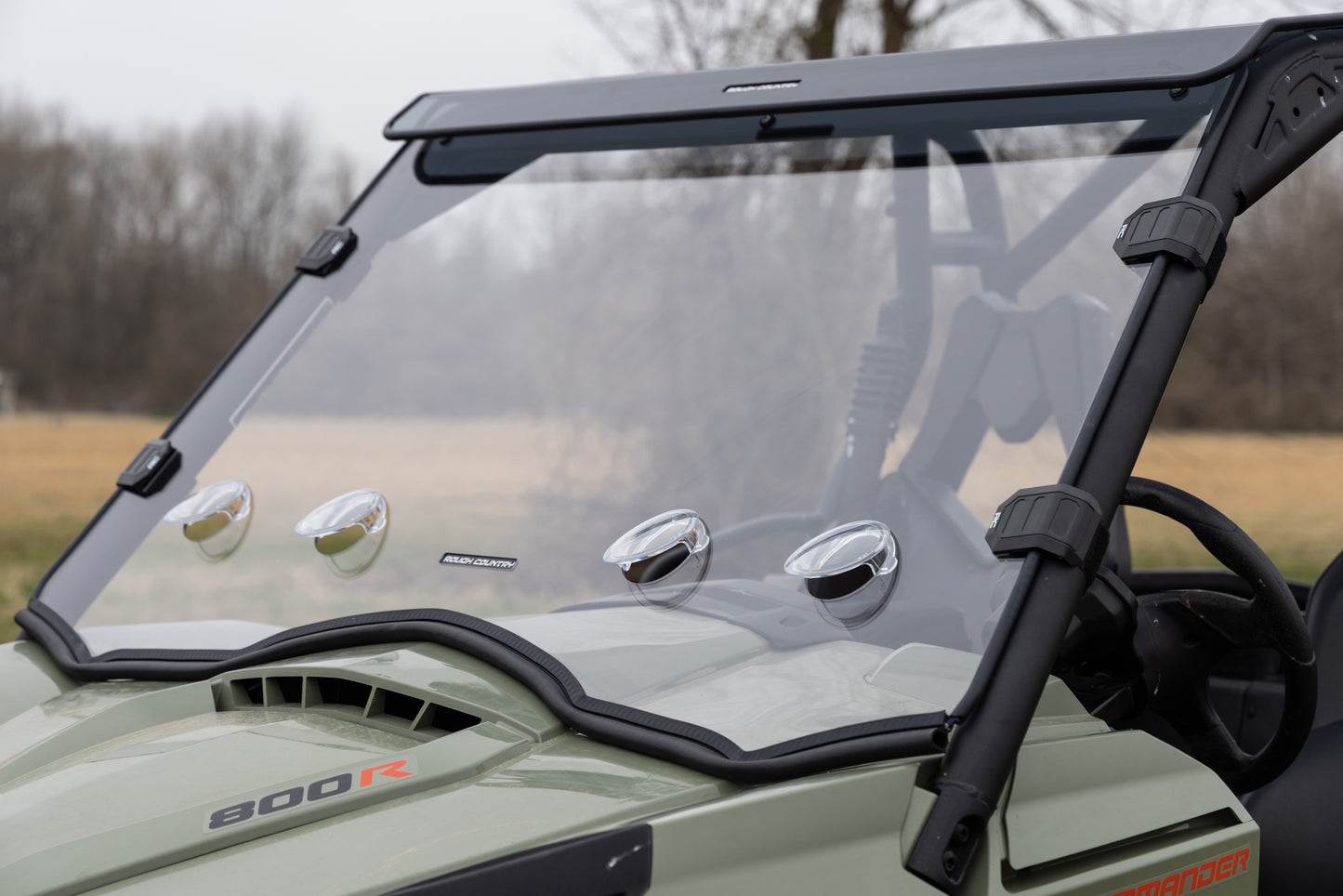 Rough Country Vented Full Windshield - for Can-Am Commander Max 1000