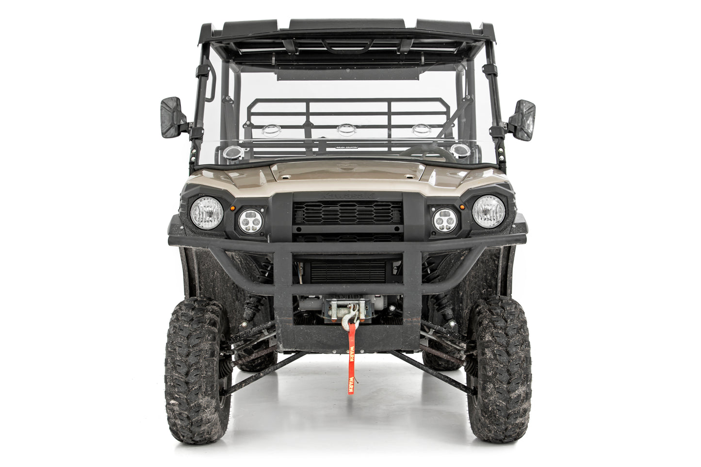 Rough Country Vented Full Windshield - for Kawasaki Mule PRO-FX