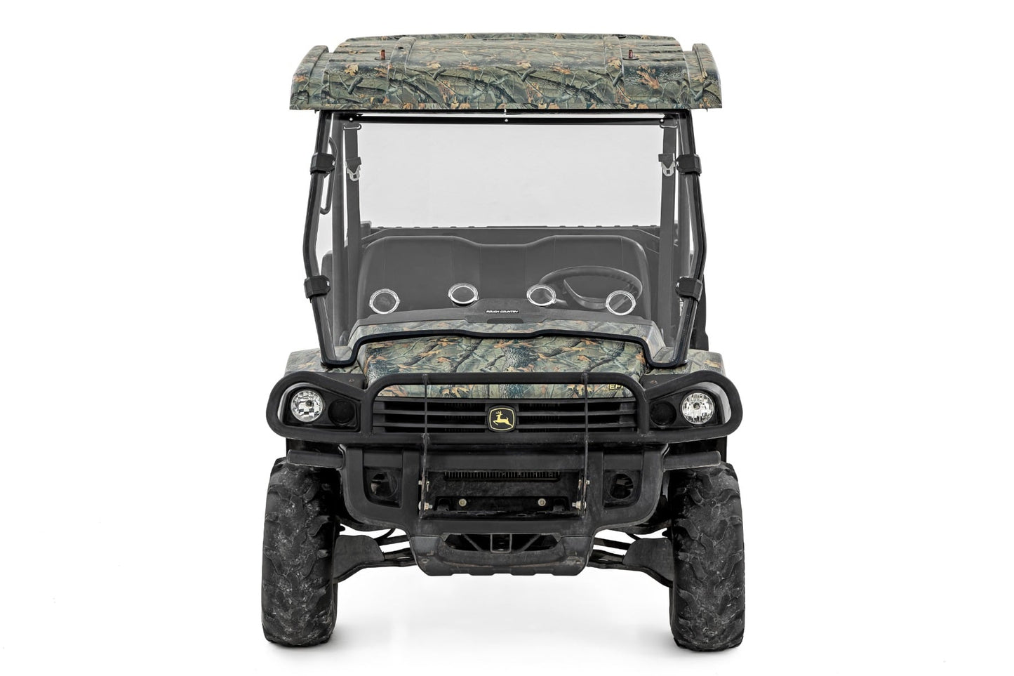 Rough Country Full Windshield - Vented - for Select John Deere Gator Models