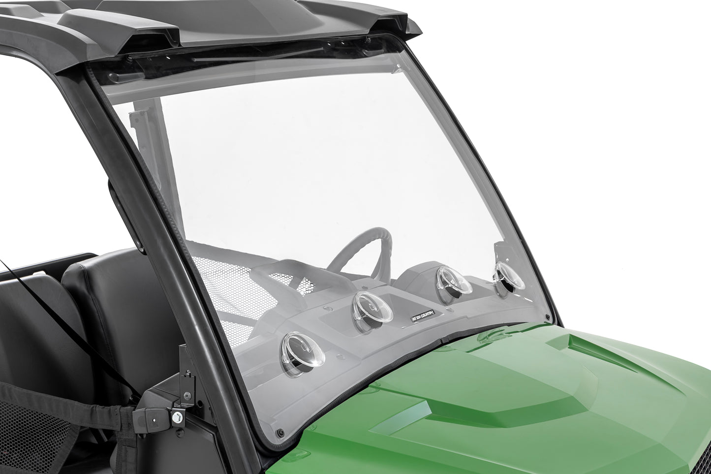 Rough Country Vented Full Windshield - for John Deere Gator XUV 835