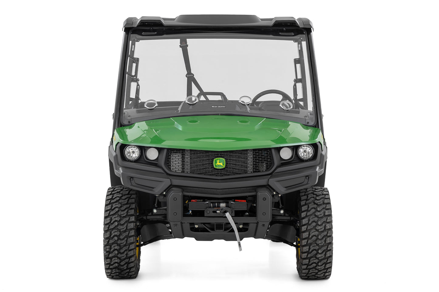 Rough Country Vented Full Windshield - for John Deere Gator XUV 835
