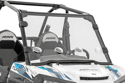 Rough Country Vented Full Windshield - for 2015-19 Polaris RZR XP 1000 without Factory Plastic Visor