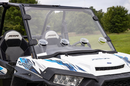 Rough Country Vented Full Windshield - for 2015-19 Polaris RZR XP 1000 without Factory Plastic Visor