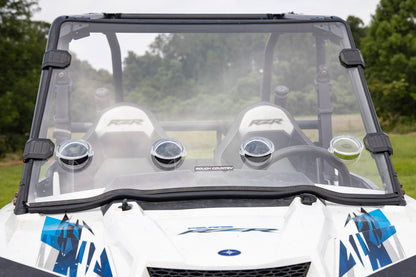 Rough Country Vented Full Windshield - for 2015-19 Polaris RZR XP 1000 without Factory Plastic Visor
