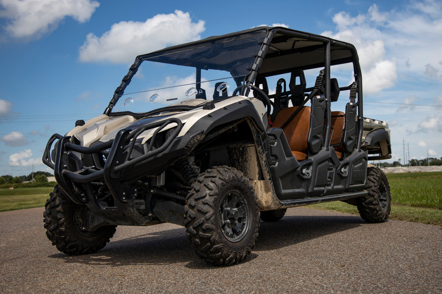 Rough Country Vented Full Windshield - for Yamaha Viking 700