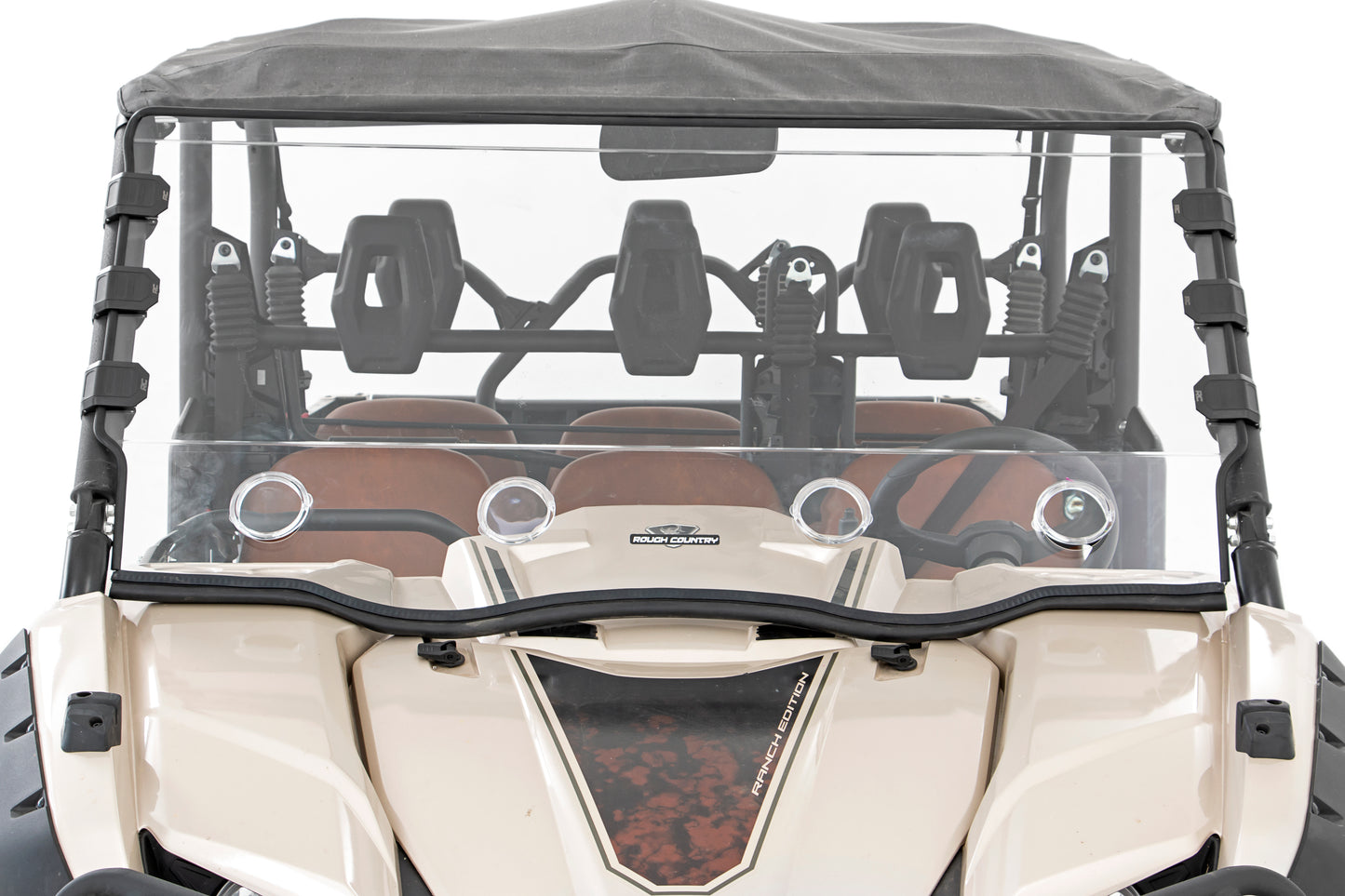 Rough Country Vented Full Windshield - for Yamaha Viking 700