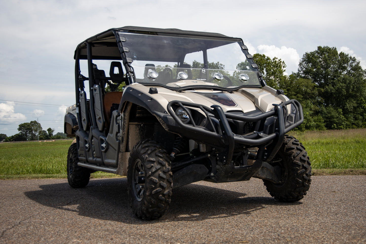 Rough Country Vented Full Windshield - for Yamaha Viking 700