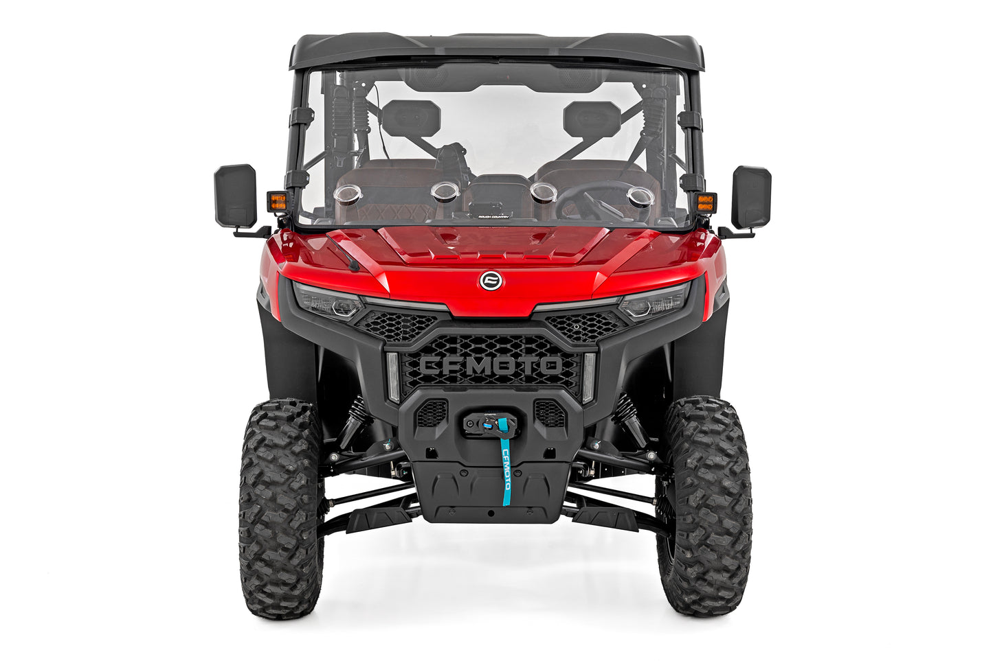 Rough Country Vented Full Windshield - for CFMOTO UFORCE U10 Pro