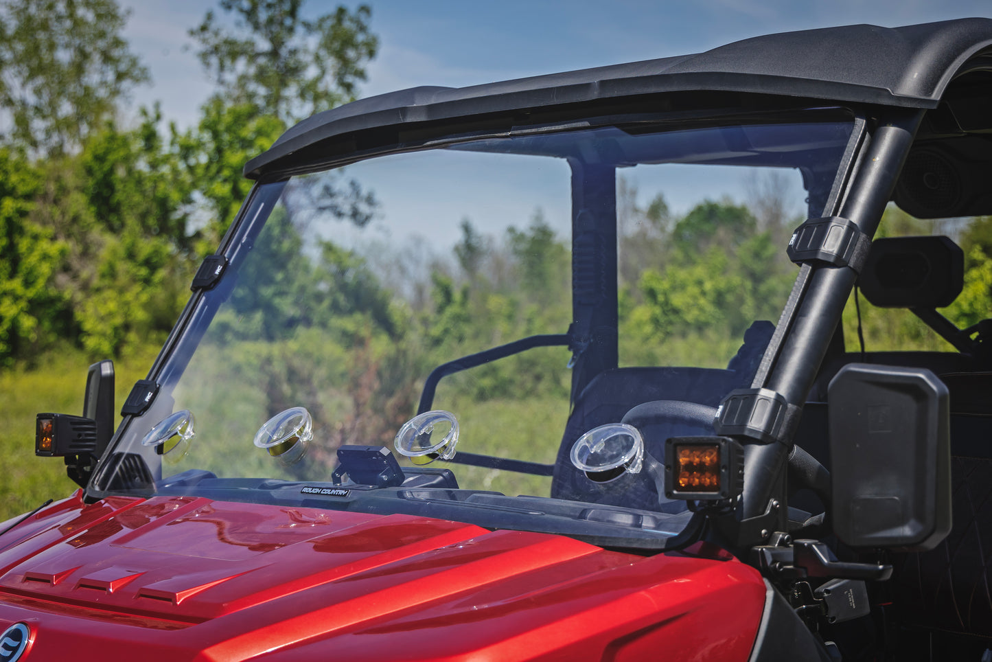 Rough Country Vented Full Windshield - for CFMOTO UFORCE U10 Pro