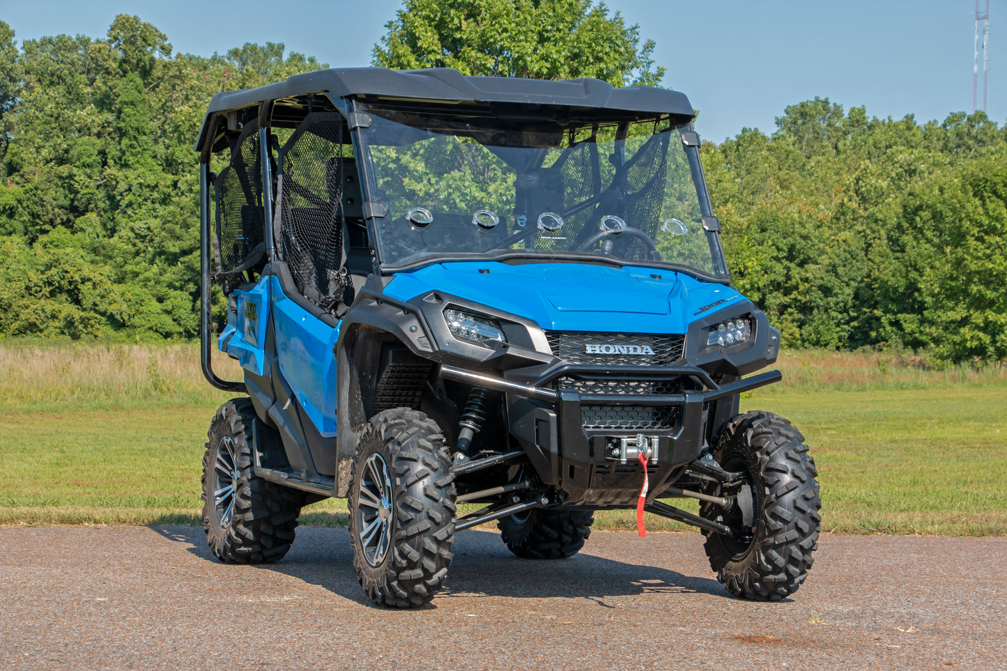 Rough Country Vented Full Windshield - for Honda Pioneer 1000