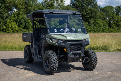 Rough Country Full Windshield - Vented - for Can-Am Defender HD 8/HD 9/HD 10