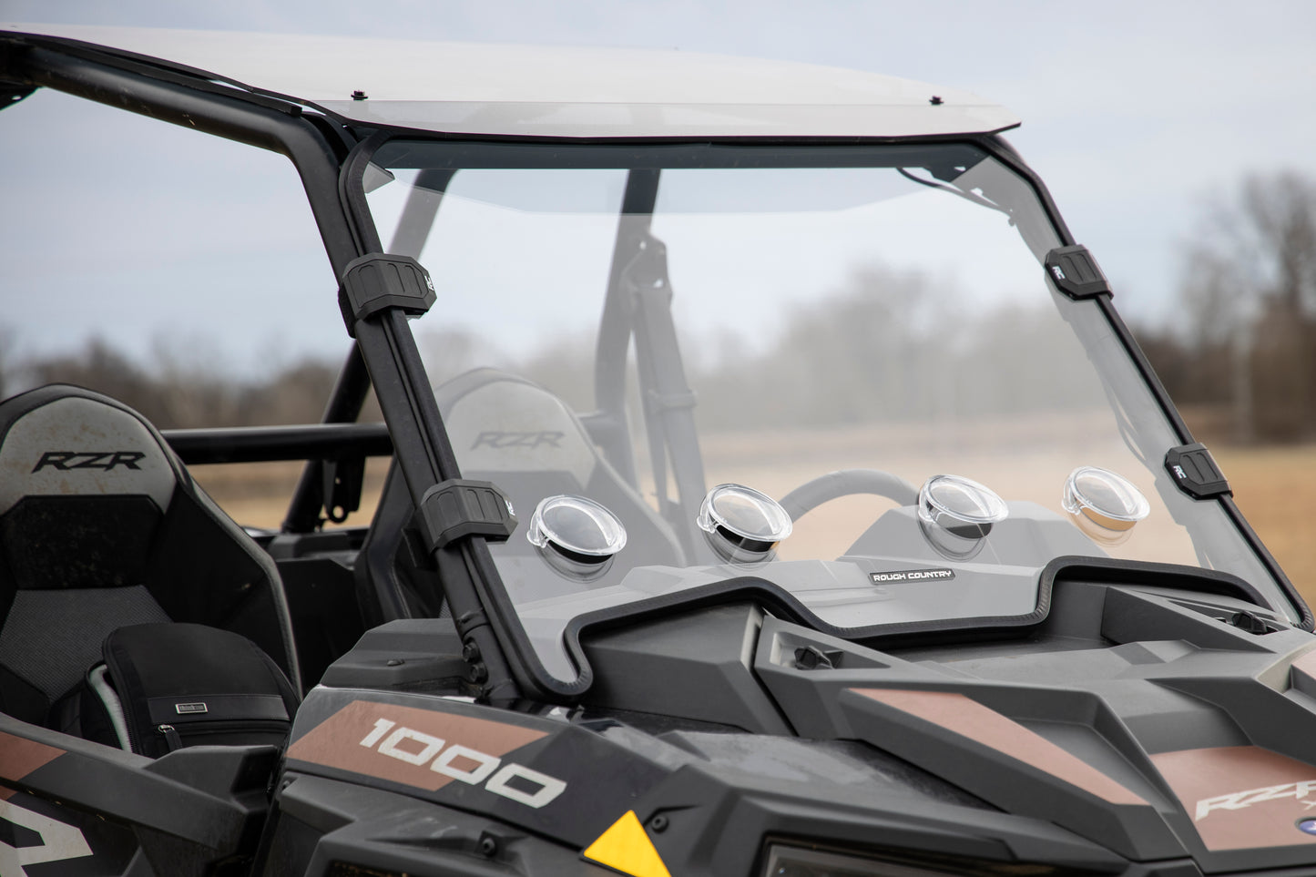 Rough Country Vented Full Windshield - for 2020-23 Polaris RZR XP 1000