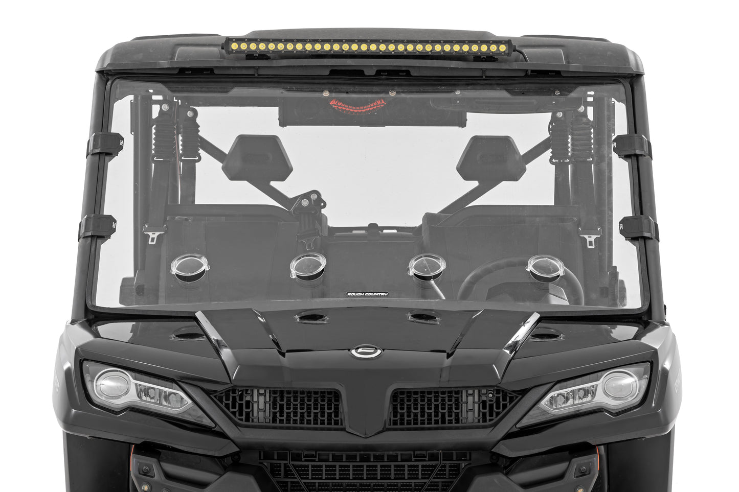 Rough Country Vented Full Windshield - for CFMOTO UFORCE 1000