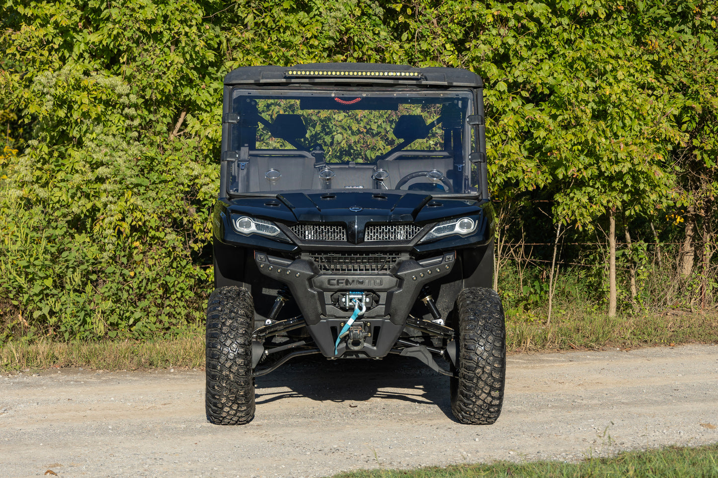 Rough Country Vented Full Windshield - for CFMOTO UFORCE 1000