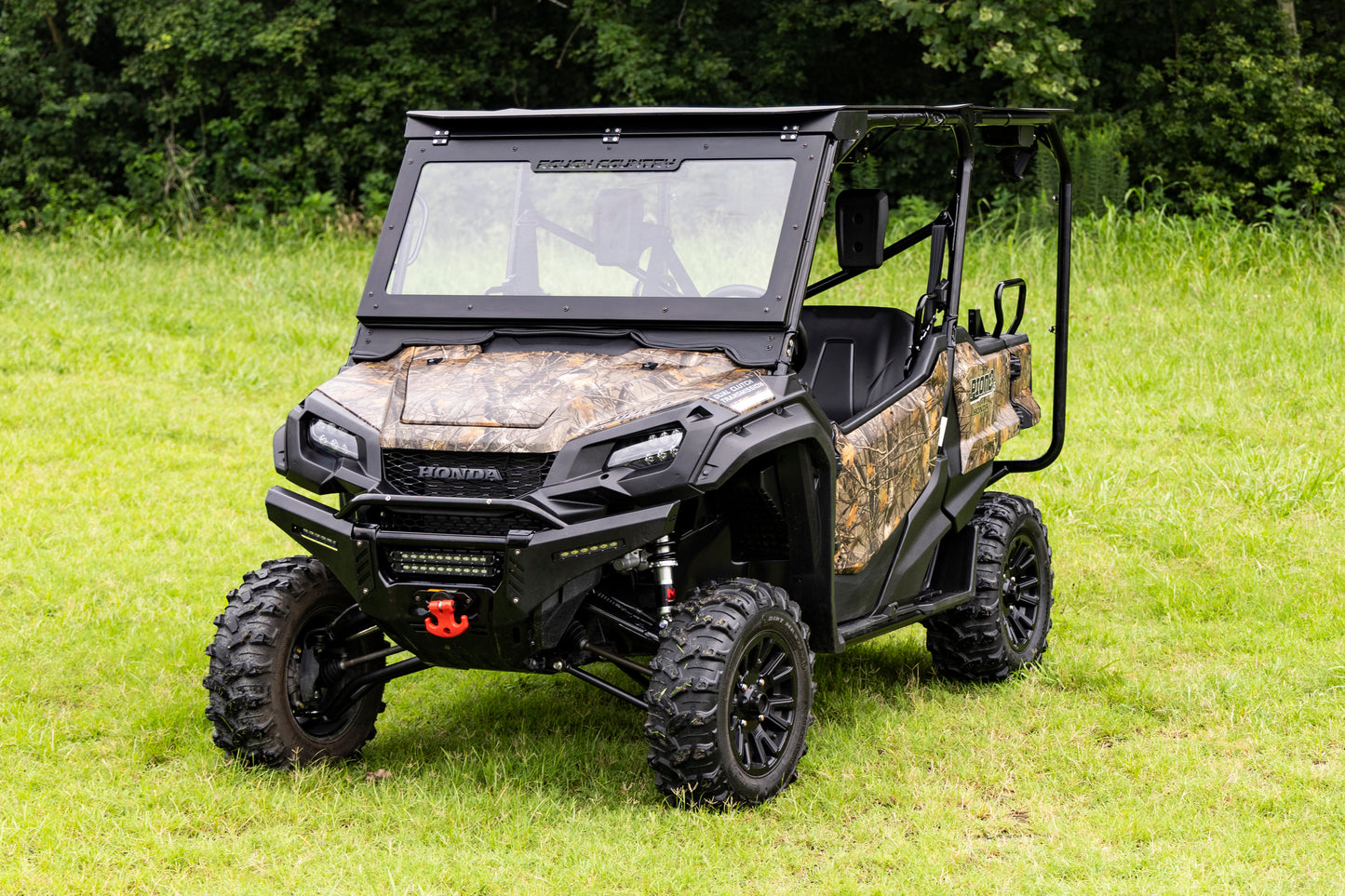 Rough Country Electric Tilt Glass Windshield for Honda Pioneer 1000