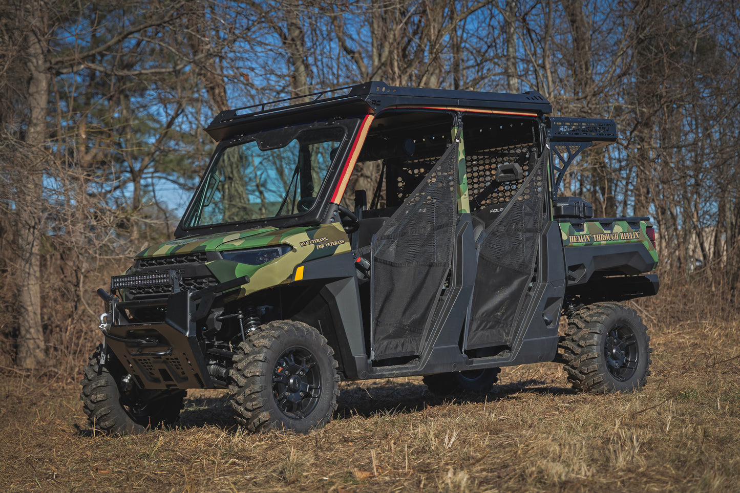 Rough Country Electric Tilt Glass Windshield for Polaris Ranger XP 1000
