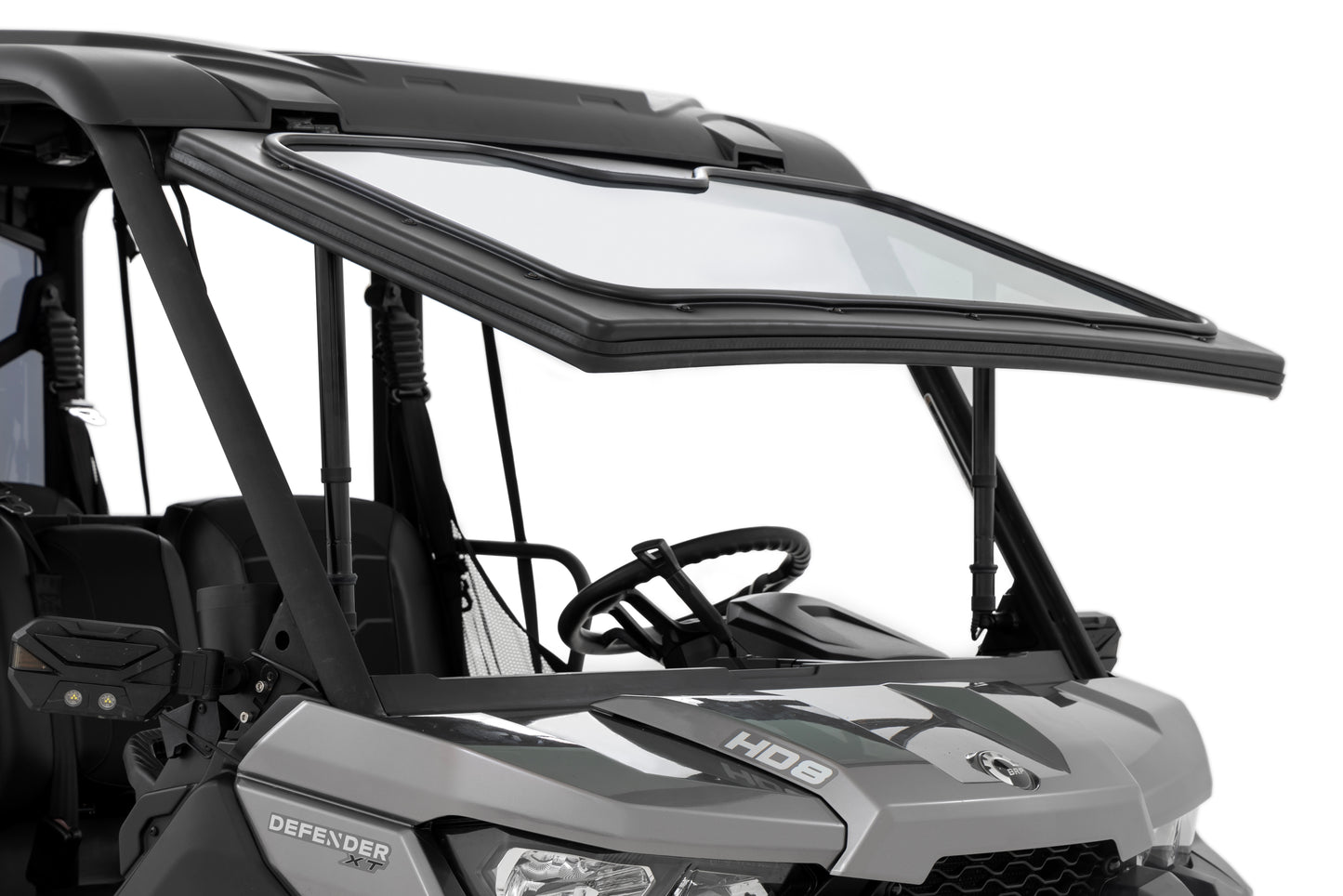Rough Country Electric Tilt Glass Windshield for Can-Am Defender HD8/HD9/HD10