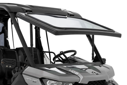 Rough Country Electric Tilt Glass Windshield for Can-Am Defender HD8/HD9/HD10