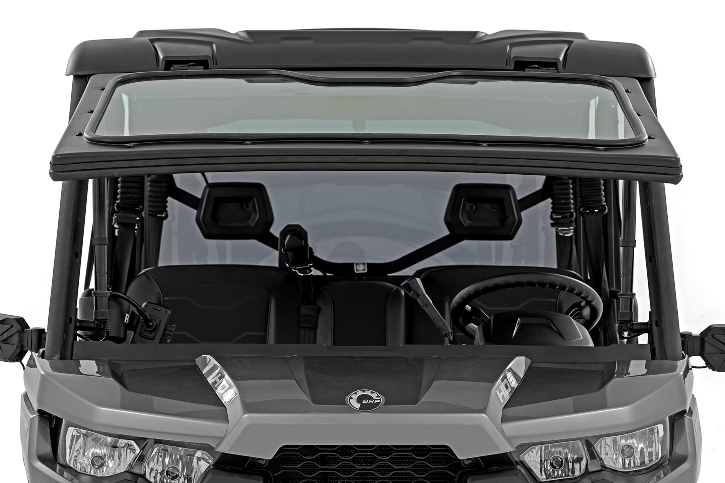 Rough Country Electric Tilt Glass Windshield for Can-Am Defender HD8/HD9/HD10