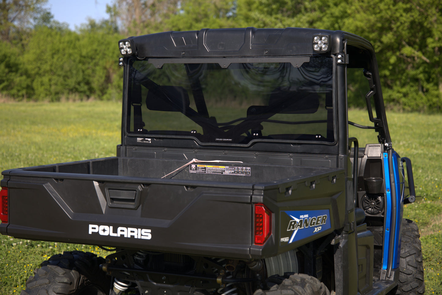 Rough Country Tinted Rear Cab Panel - Polaris Ranger XP 1000