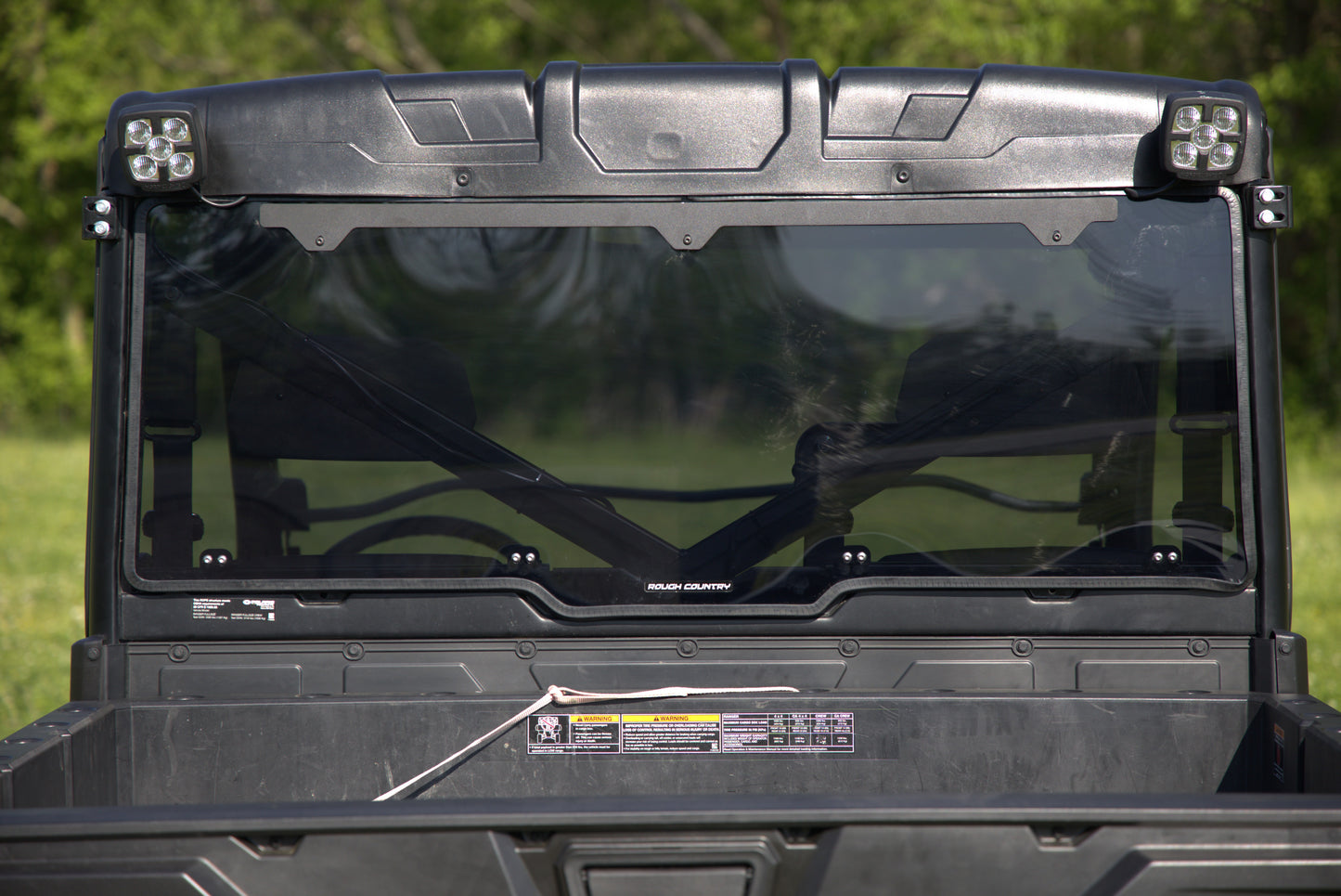 Rough Country Tinted Rear Cab Panel - Polaris Ranger XP 1000