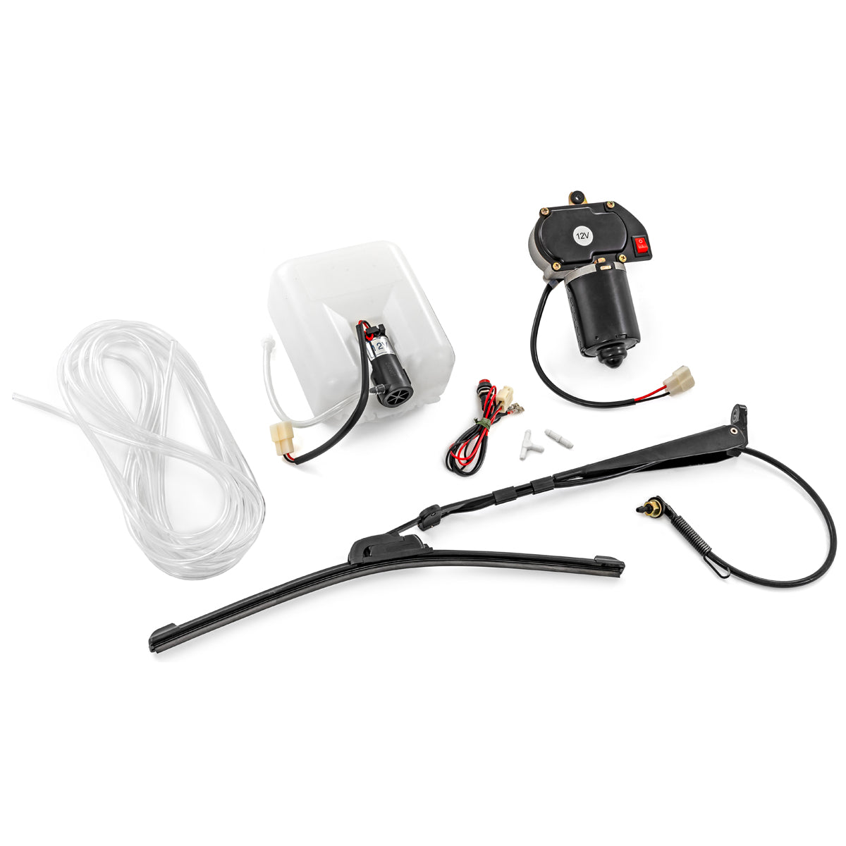 Rough Country Universal UTV Powered Wiper with Washer Tank