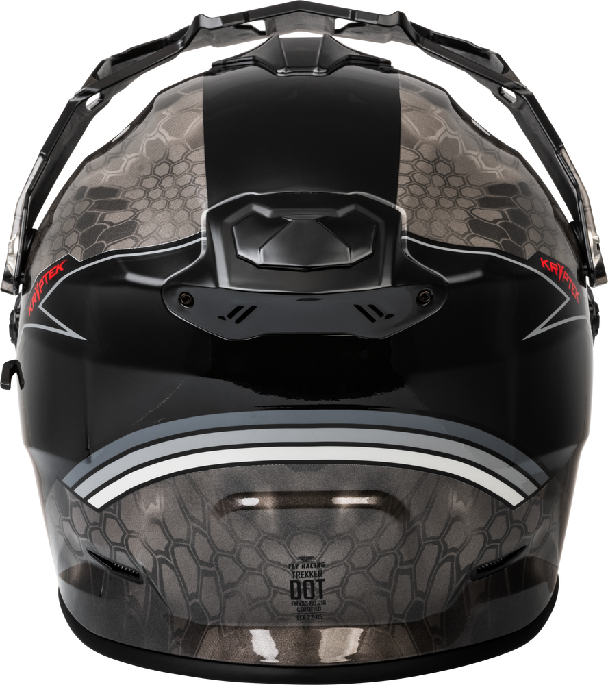 Fly Racing Trekker Cold Weather Kryptek Conceal Helmet Electric Shield - 73-31360 - Black/Grey/White