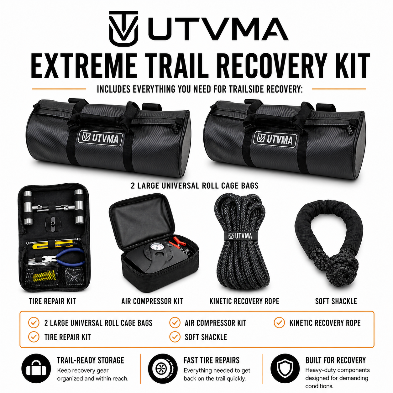 UTVMA Extreme UTV Recovery Kit