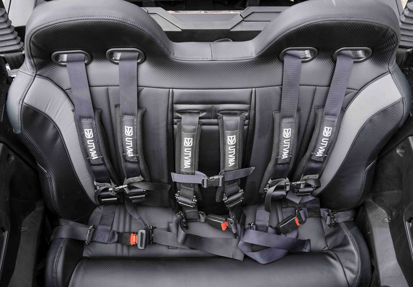 Maverick Sport Max Rear Bench with Harnesses (2019-2025)