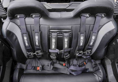 Maverick Sport Max Rear Bench with Harnesses (2019-2025)