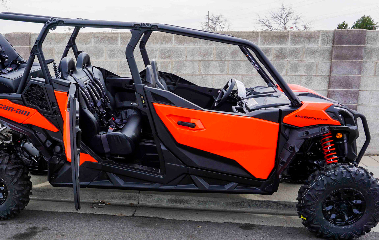 Maverick Sport Max Rear Bench with Harnesses (2019-2025)