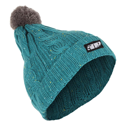 509 Fleck Pom Beanie - Emerald Fleck