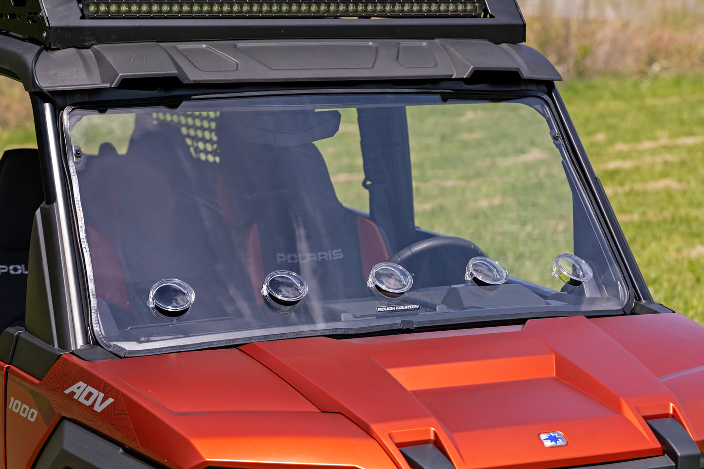 Rough Country Full Windshield - Vented - for Polaris Xpedition