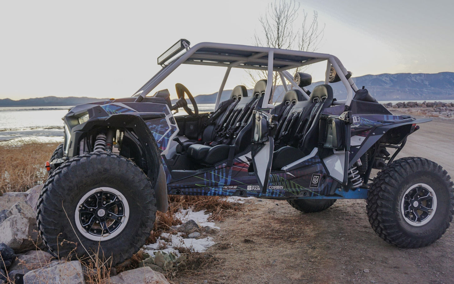 RZR 900/1000 Trail Front Bench Seat with Harnesses (2015-2025)