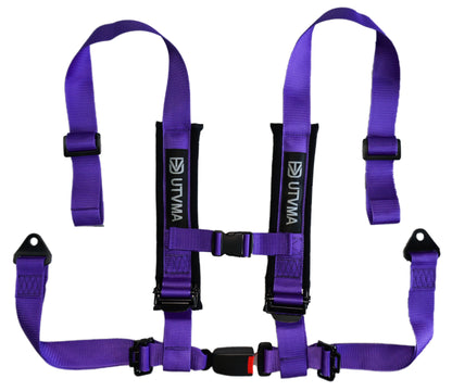 RZR 4-Point Harness Seat Pass Through Kit (2 Seats) with Override Clip