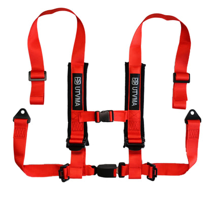 RZR 4-Point Harness Seat Pass Through Kit (2 Seats) with Override Clip