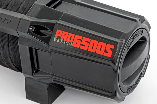 Rough Country 6500-LB UTV Winch with Synthetic Rope & Wireless Remote